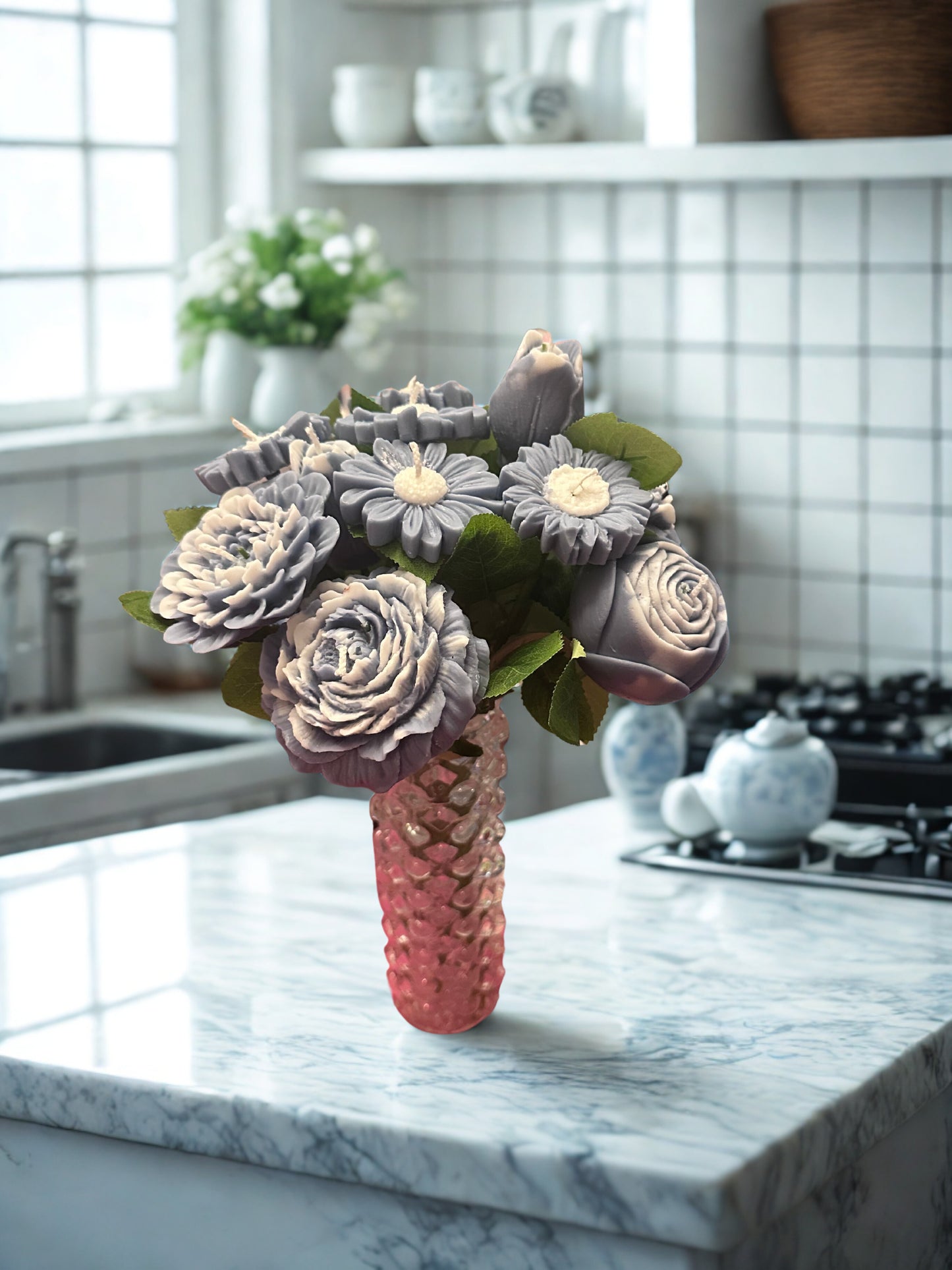 Blue & White Floral Arrangement