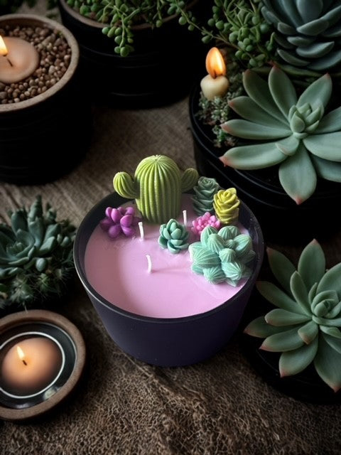 4-Wick Succulents Candle