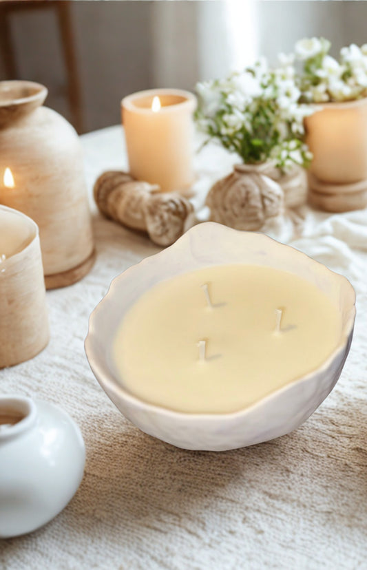 Freeform Bowl Candle