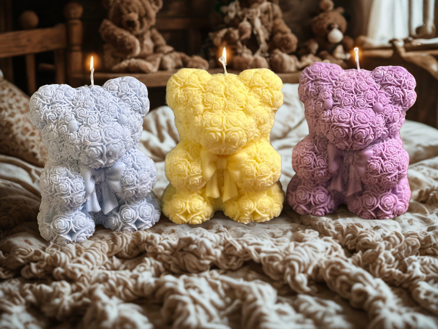 Teddy Bear Candle