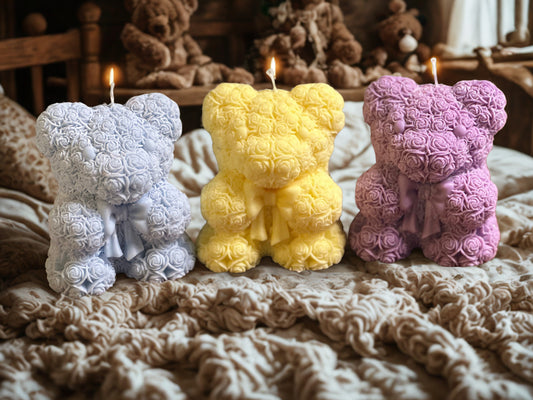 Teddy Bear Candle