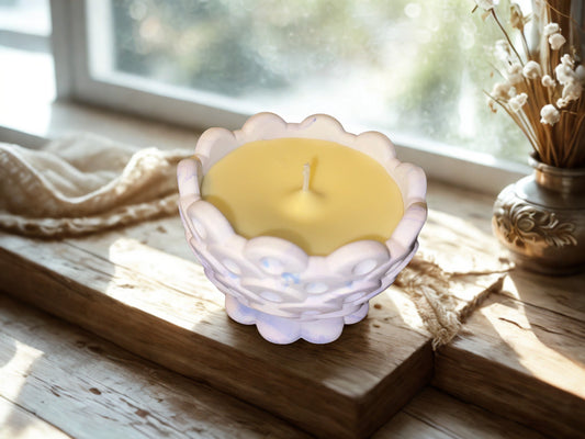 Scalloped Bowl Candle