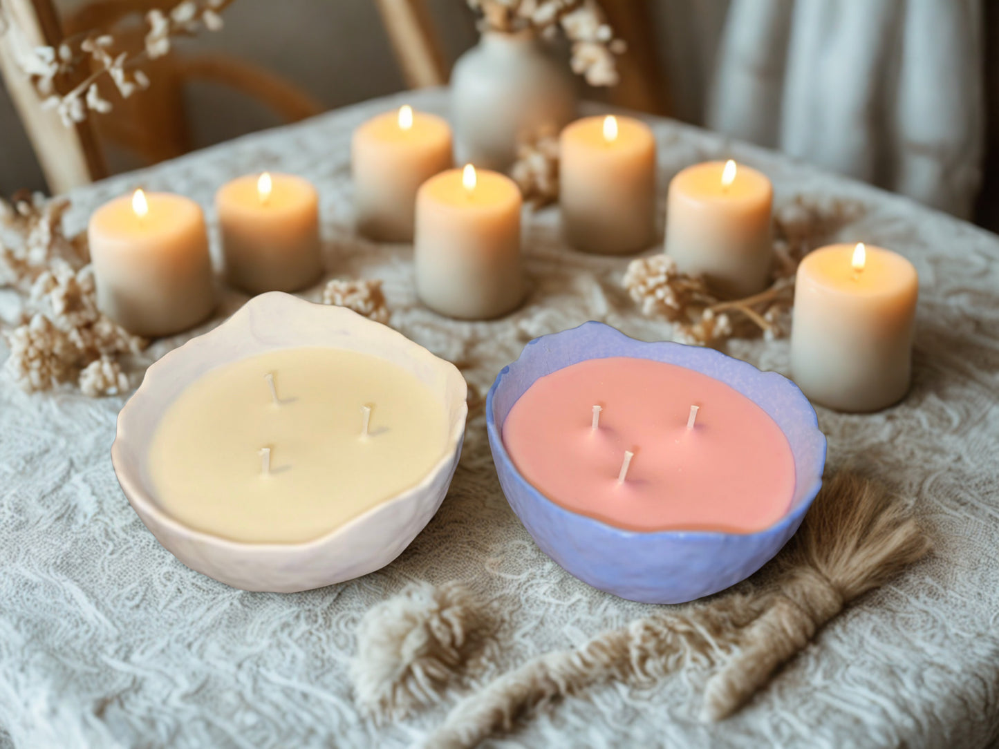 Freeform Bowl Candle