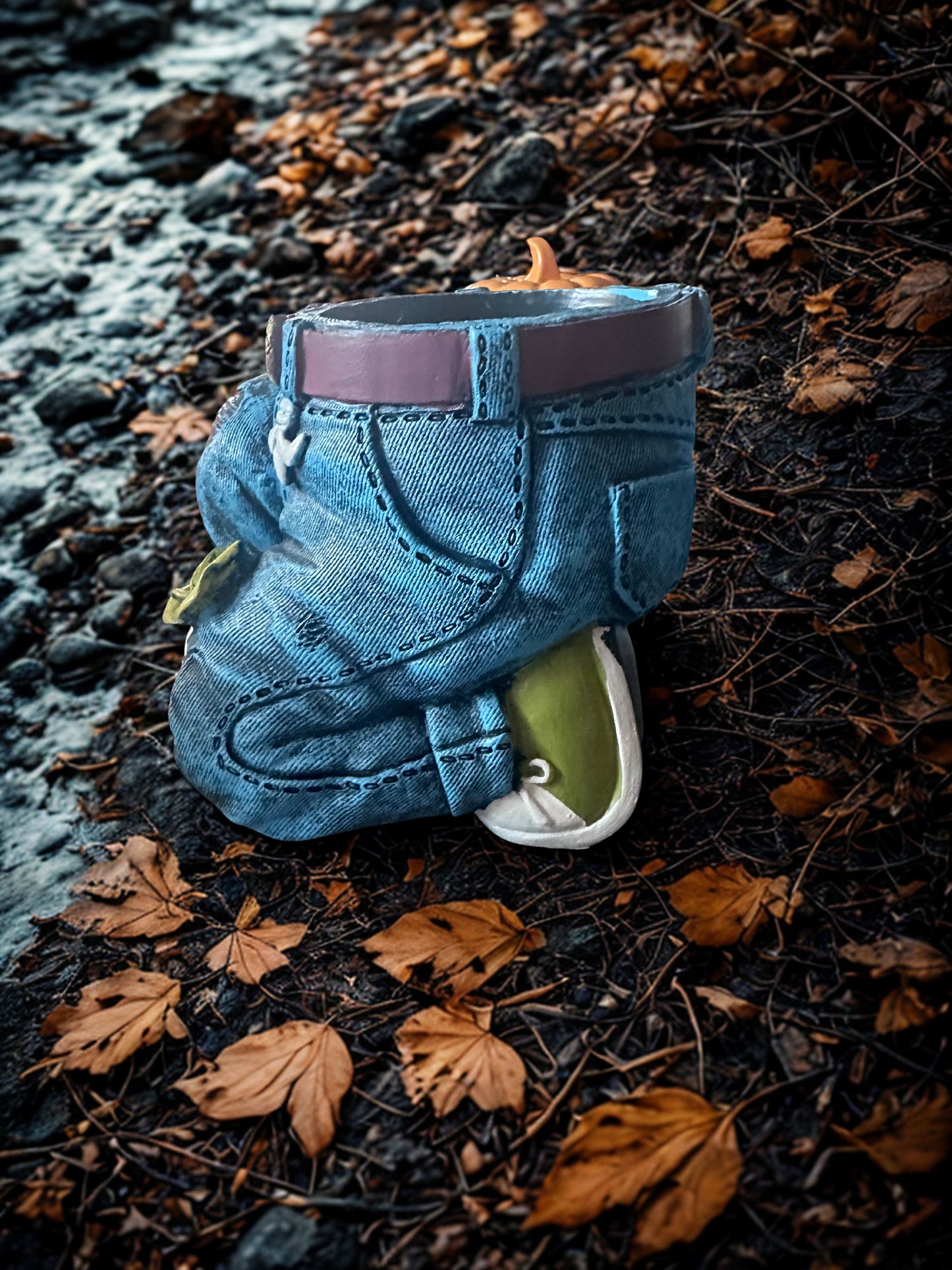 Cute Resin Denim Jeans Candle