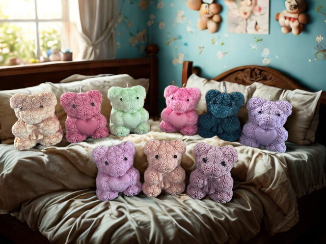 Teddy Bear Candle