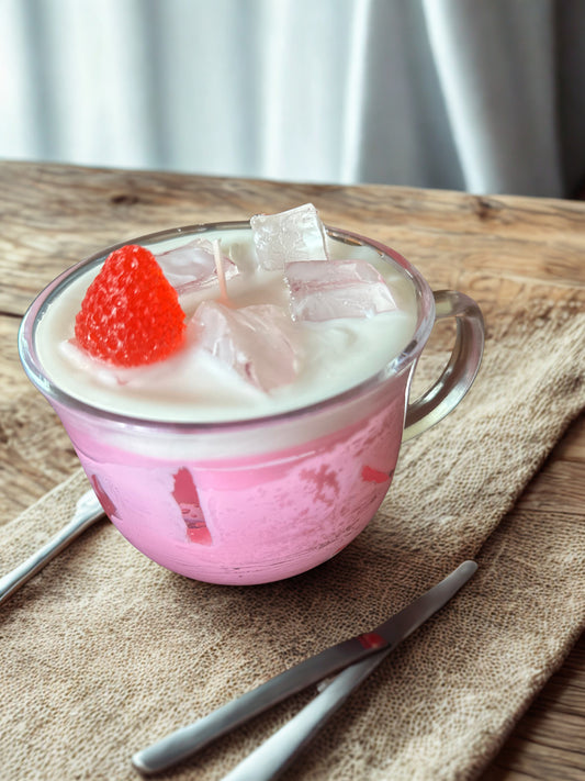 Iced Strawberry Latte
