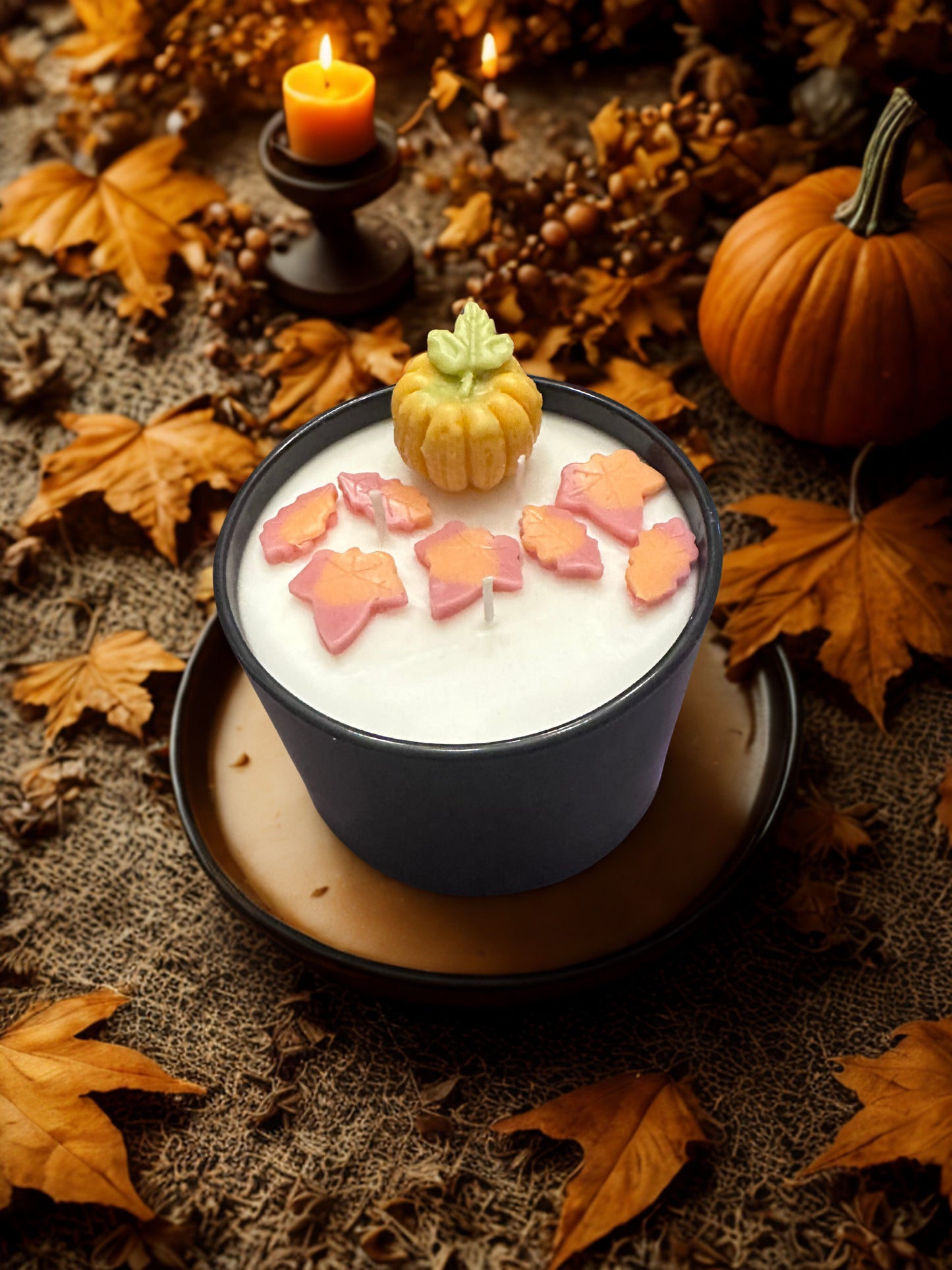 Autumn Pumpkin 3-Wick Candle