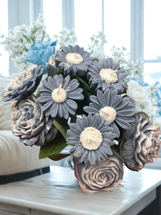 Blue & White Floral Arrangement