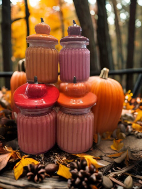 Pumpkin Jar Apothecary Candle Set