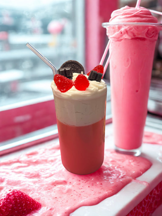 Strawberry Milkshake Candle
