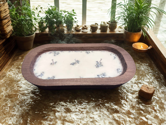 Spa Day 3-Wick Dough Bowl Candle